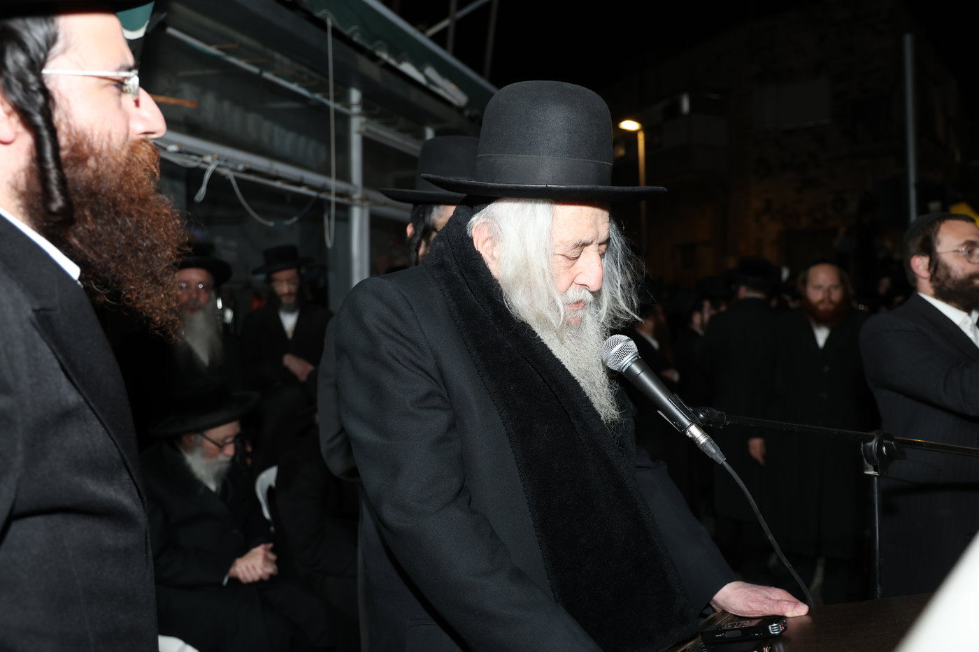 מסע הלויית הגאון רבי דוד שמידל זצ"ל בירושלים