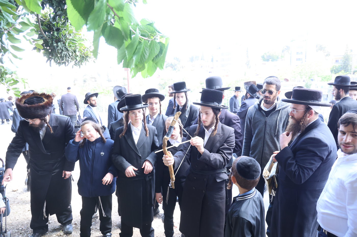 ל"ג בעומר בקבר שמעון הצדיק