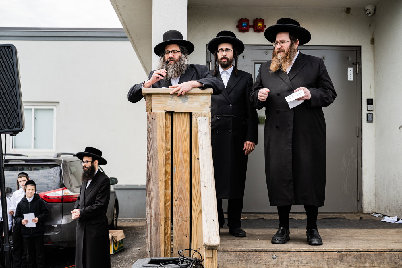 מעמד צאתכם לשלום להאדמו"ר מסאטמר