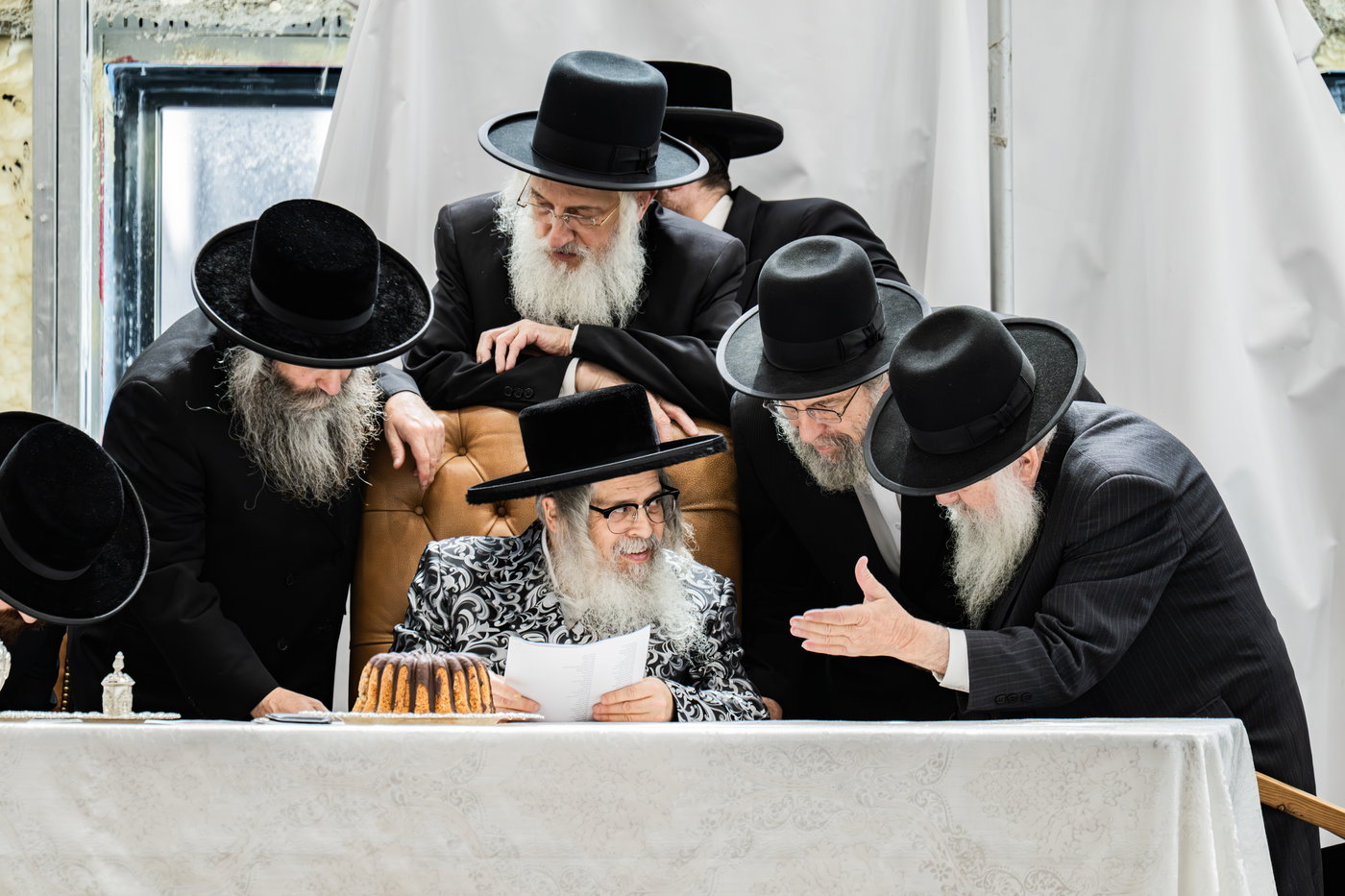 מעמד צאתכם לשלום להאדמו"ר מסאטמר