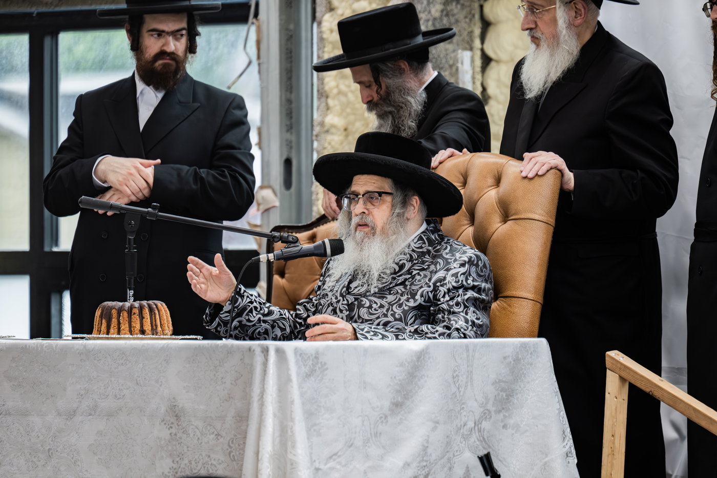 מעמד צאתכם לשלום להאדמו"ר מסאטמר