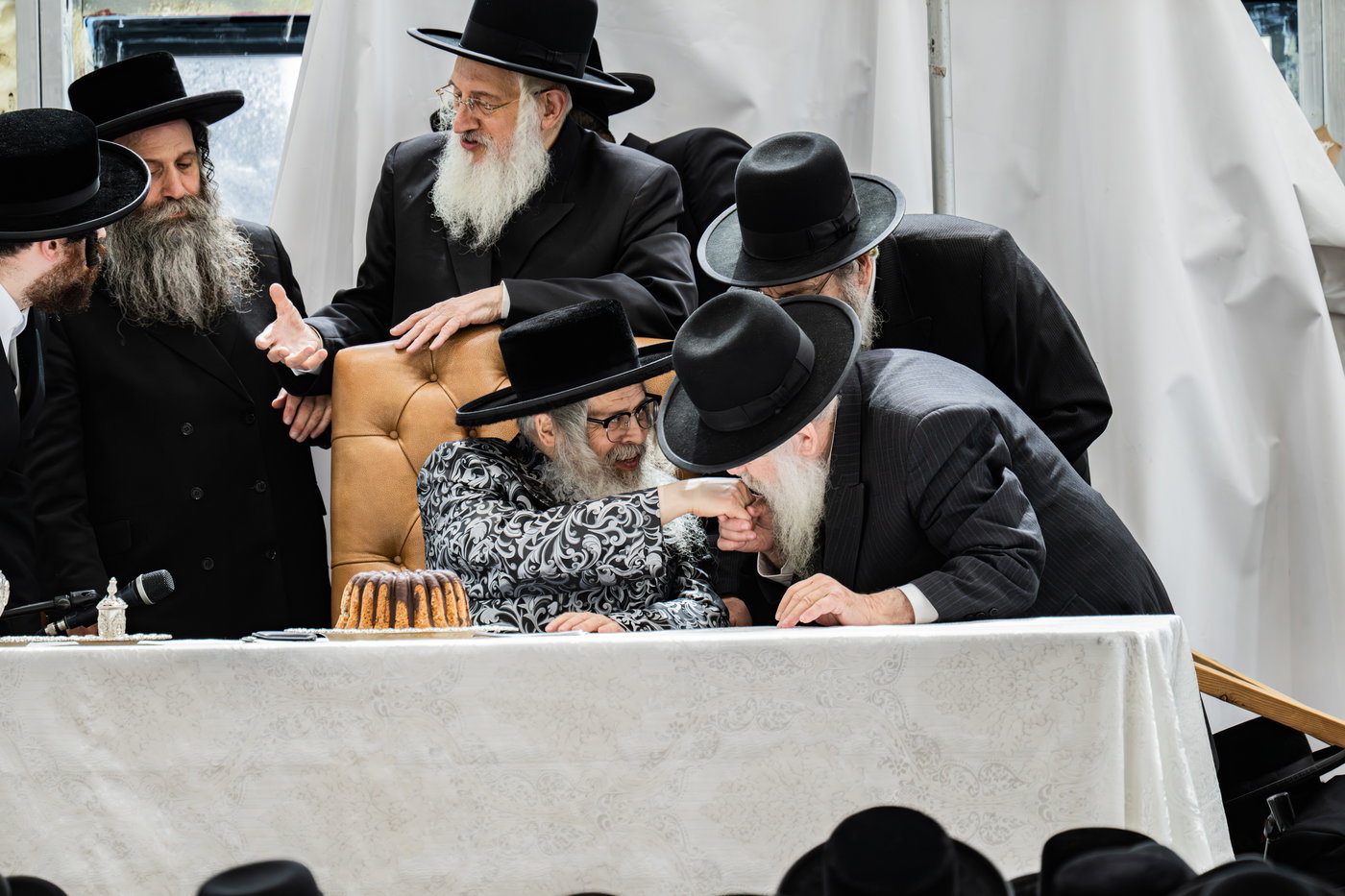 מעמד צאתכם לשלום להאדמו"ר מסאטמר
