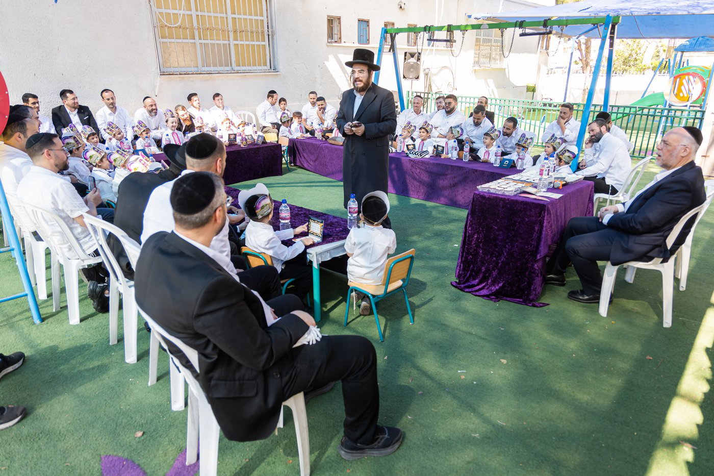 מסיבת תחילת לימוד אותיות ב'תורה תמימה' קרית אתא