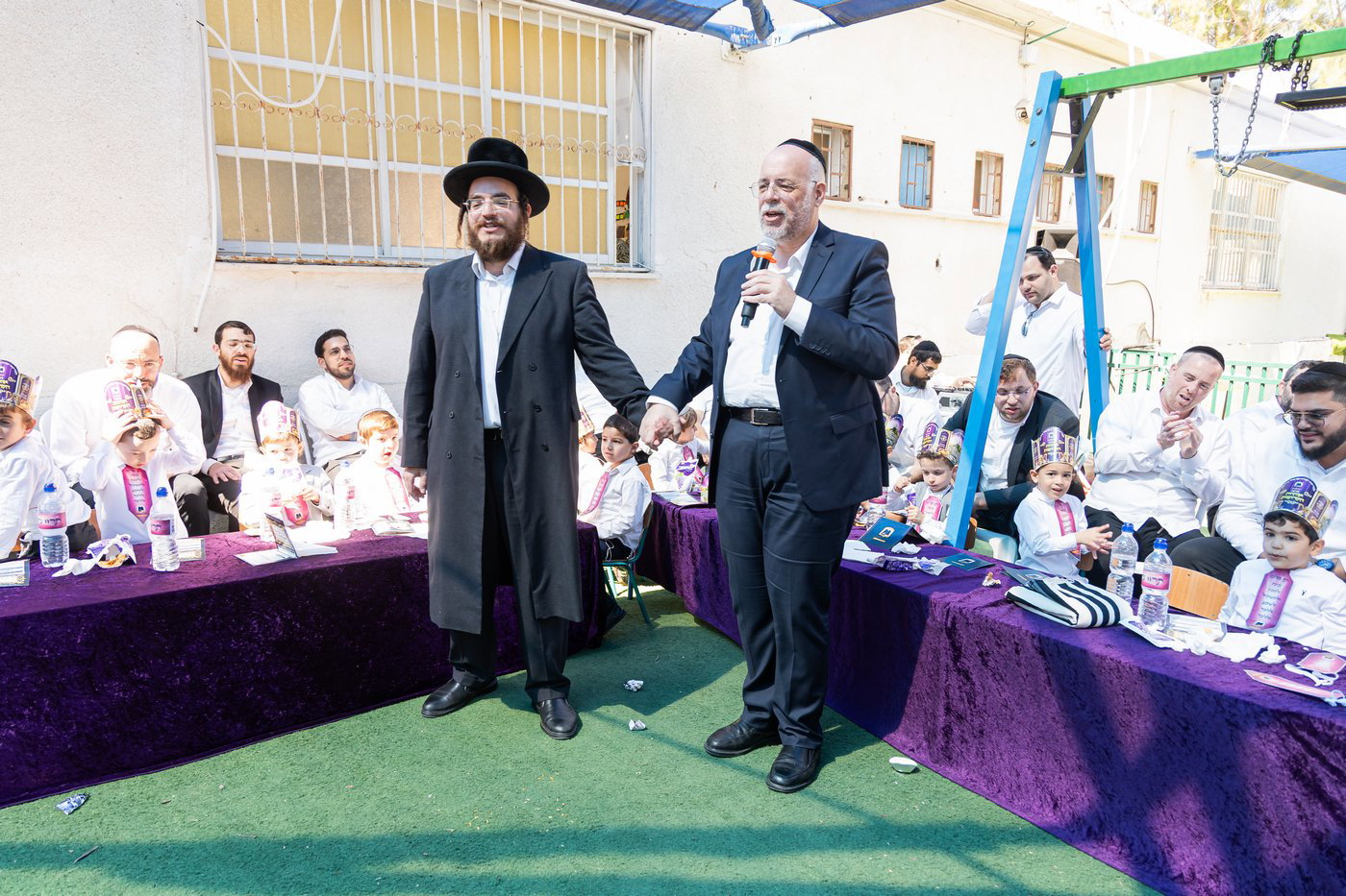 מסיבת תחילת לימוד אותיות ב'תורה תמימה' קרית אתא