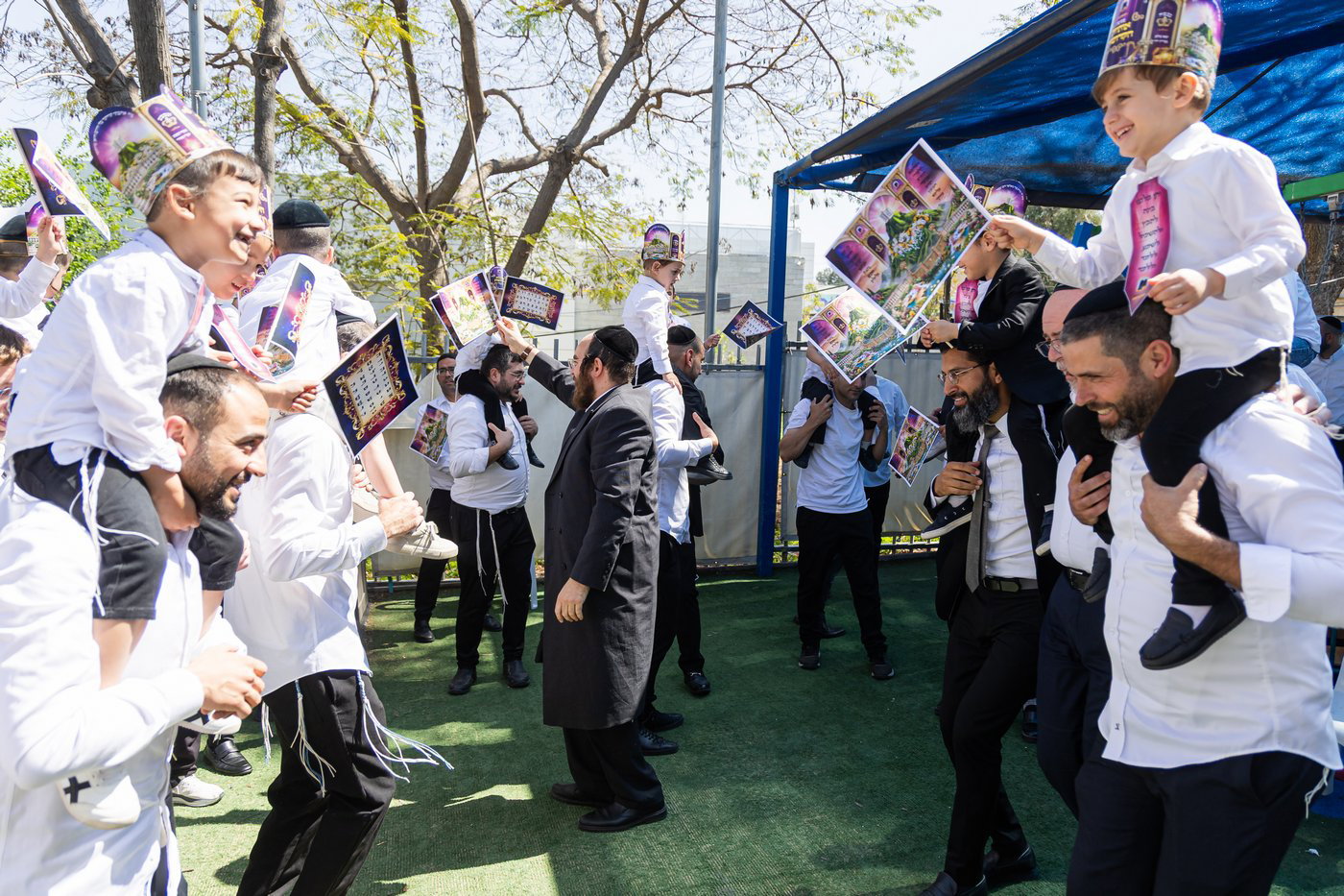 מסיבת תחילת לימוד אותיות ב'תורה תמימה' קרית אתא
