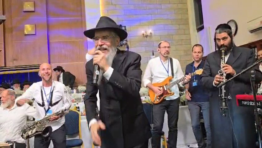 אברהם פריד בחגיגות יום ירושלים