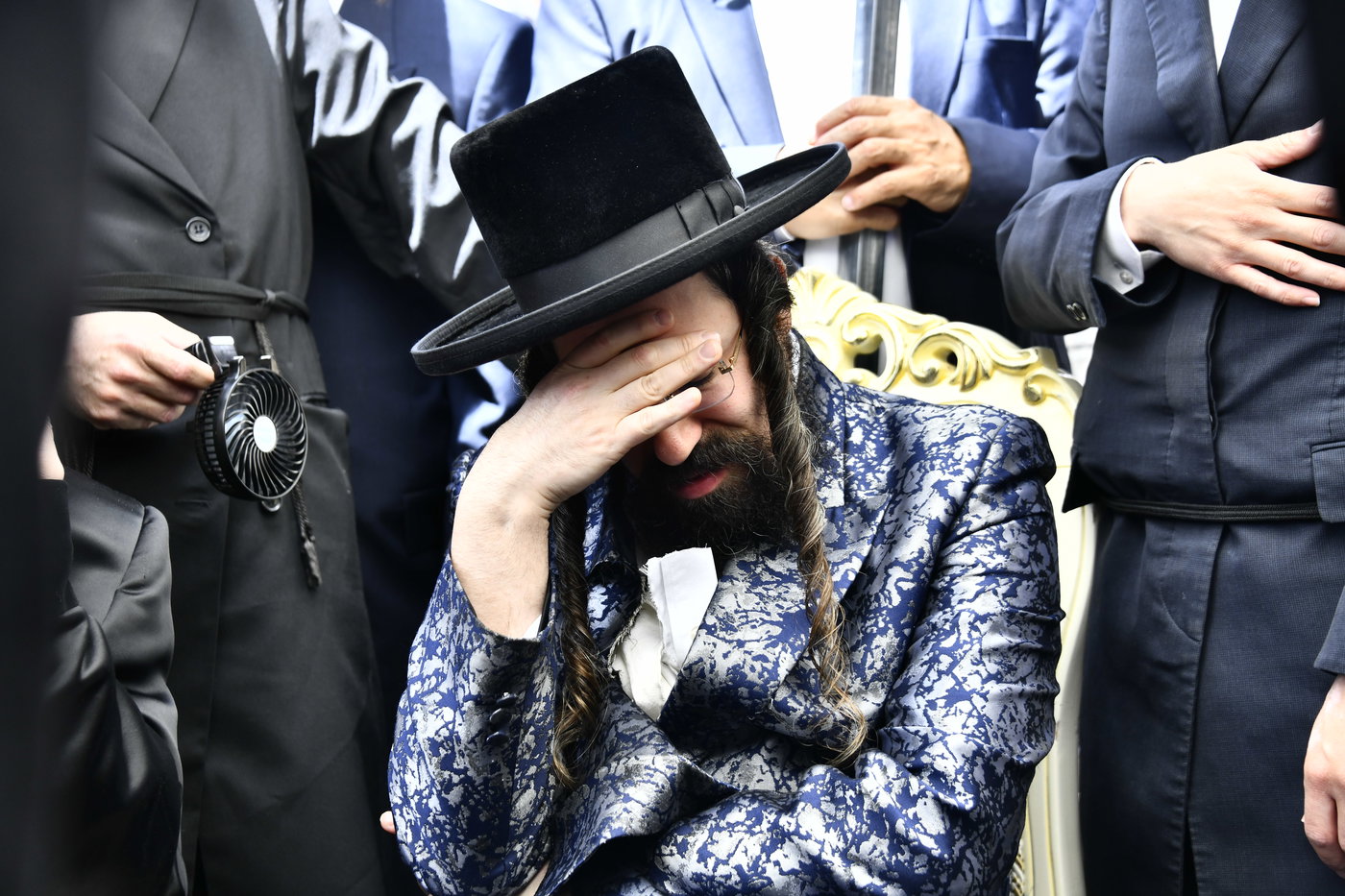 הלווית הרבנית ממעז'יבוז ע"ה