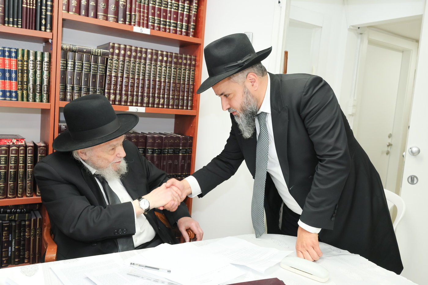 מעמד יסוד ישיבת "עטרת מרדכי"