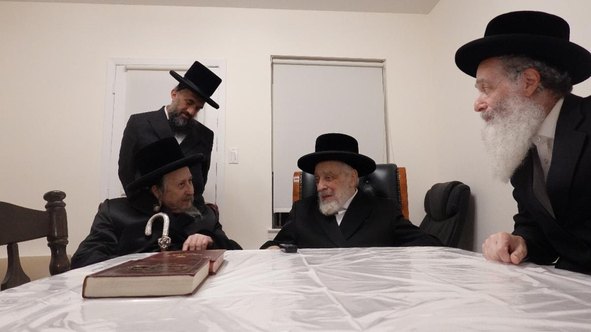 האדמו"ר מסקוליא בביקור אצל האדמו"ר מליסקא