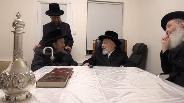 האדמו"ר מסקוליא בביקור אצל האדמו"ר מליסקא