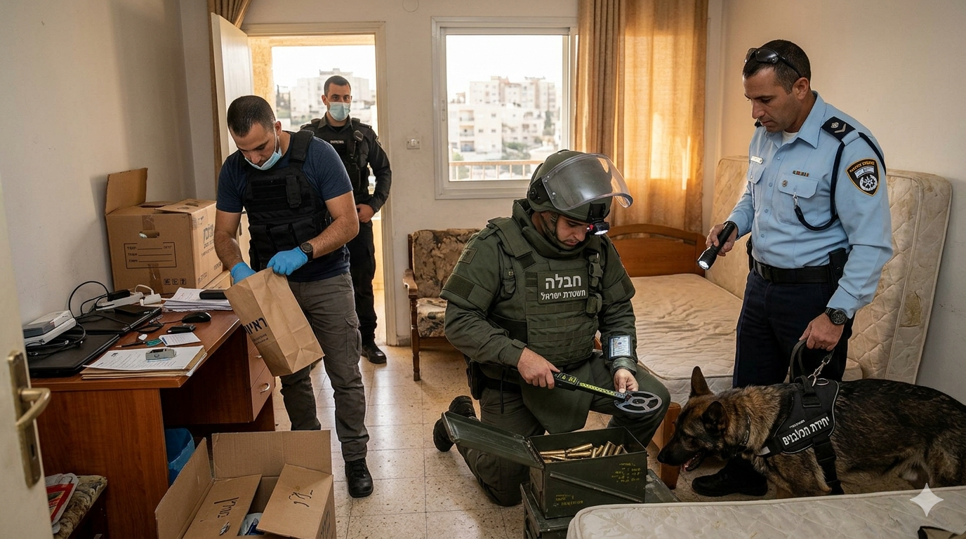 אירוע חריג בירושלים: אדם איים להפציץ את ביתו באמצעות חומר נפץ - זה מה שגילו השוטרים