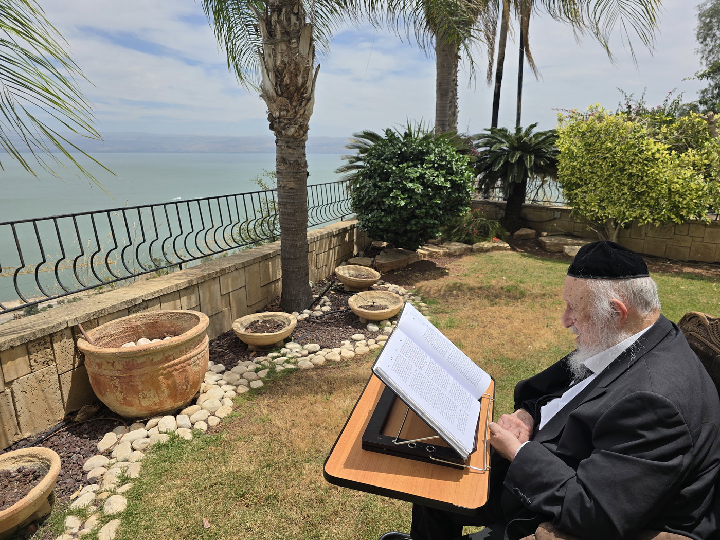 הגרב"ד פוברסקי בלימוד בטבריה