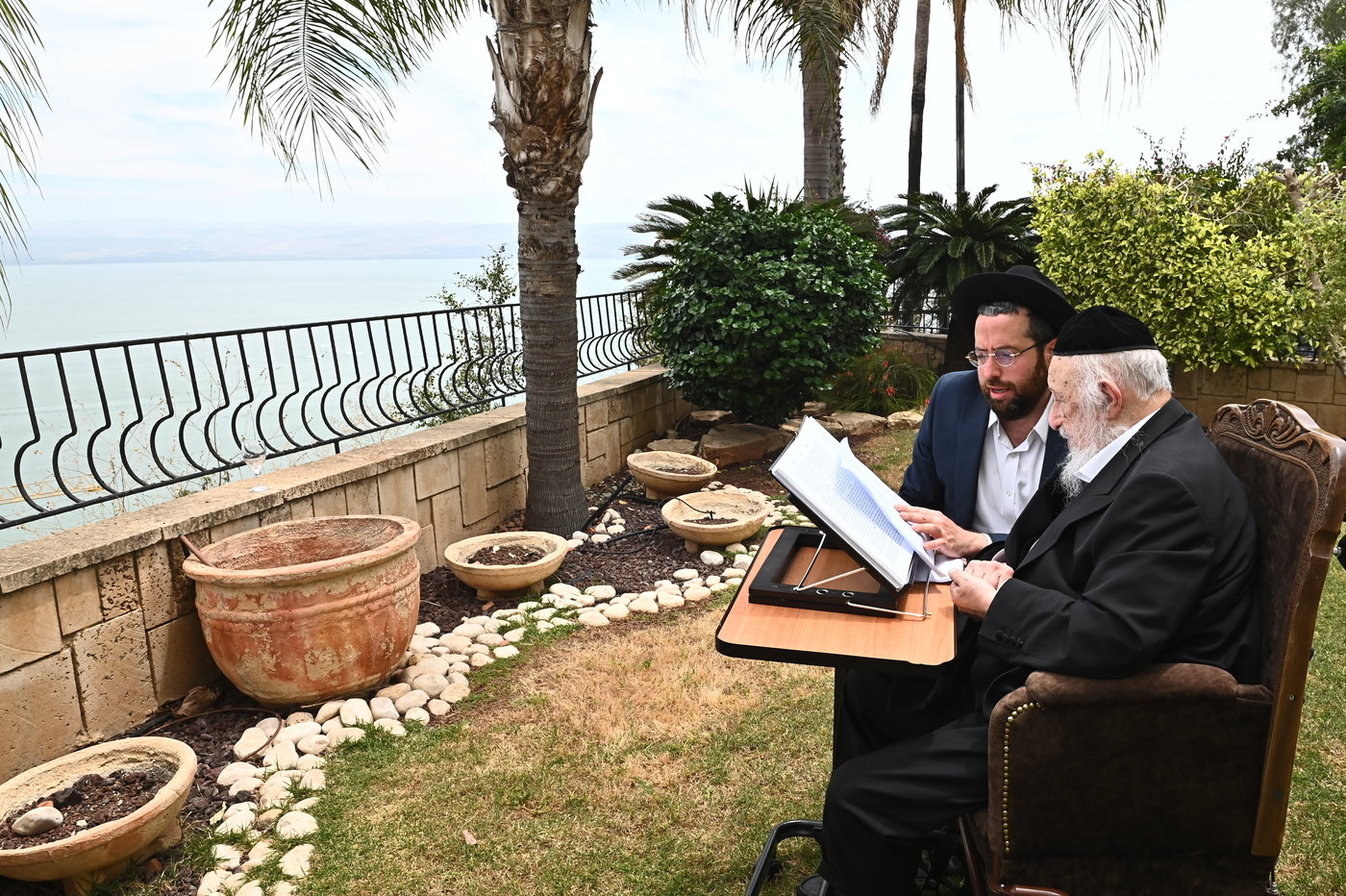 הגרב"ד פוברסקי בלימוד בטבריה