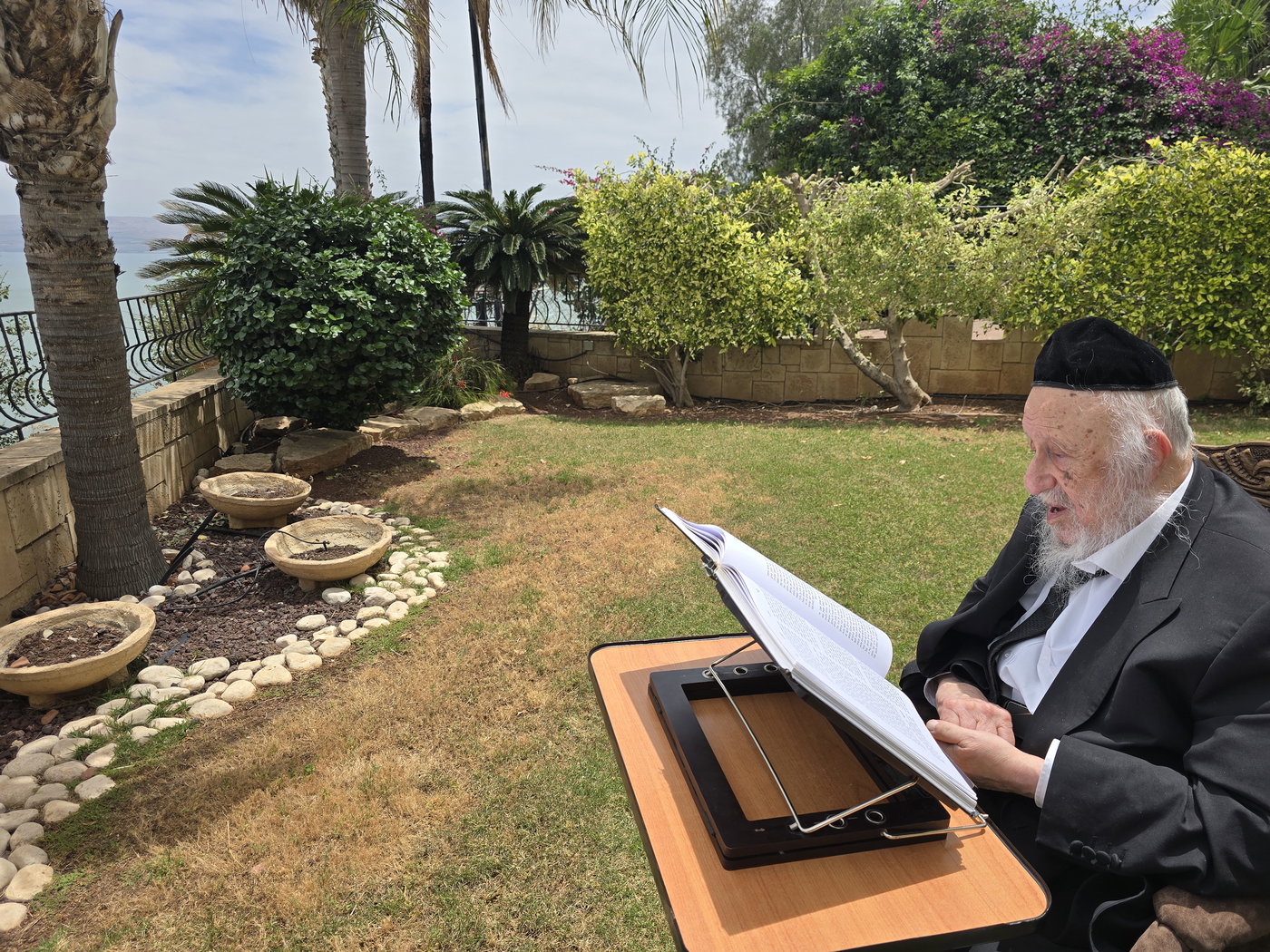 הגרב"ד פוברסקי בלימוד בטבריה