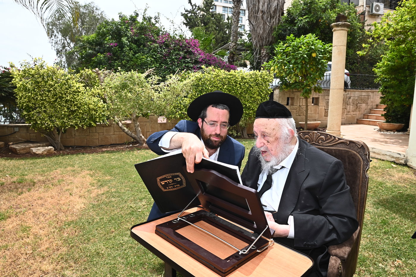 הגרב"ד פוברסקי בלימוד בטבריה