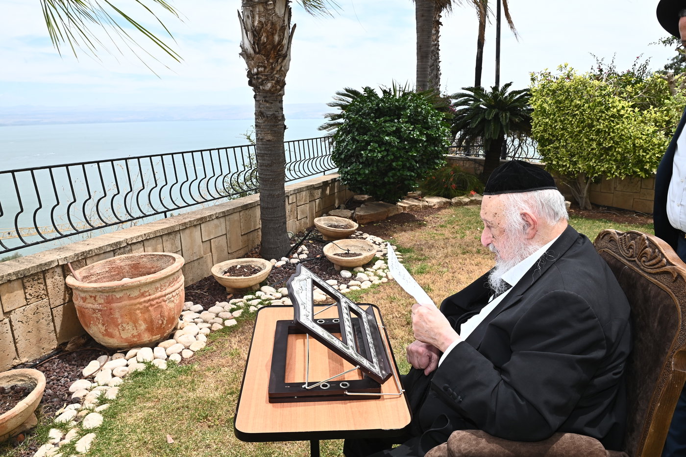 הגרב"ד פוברסקי בלימוד בטבריה