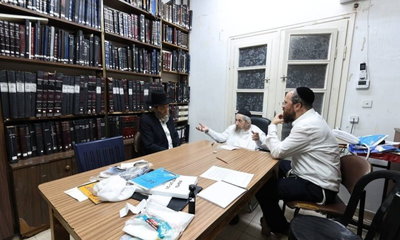 גפני בבית ראש הישיבה