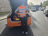 הכוחות בזירת התאונה, הבוקר 