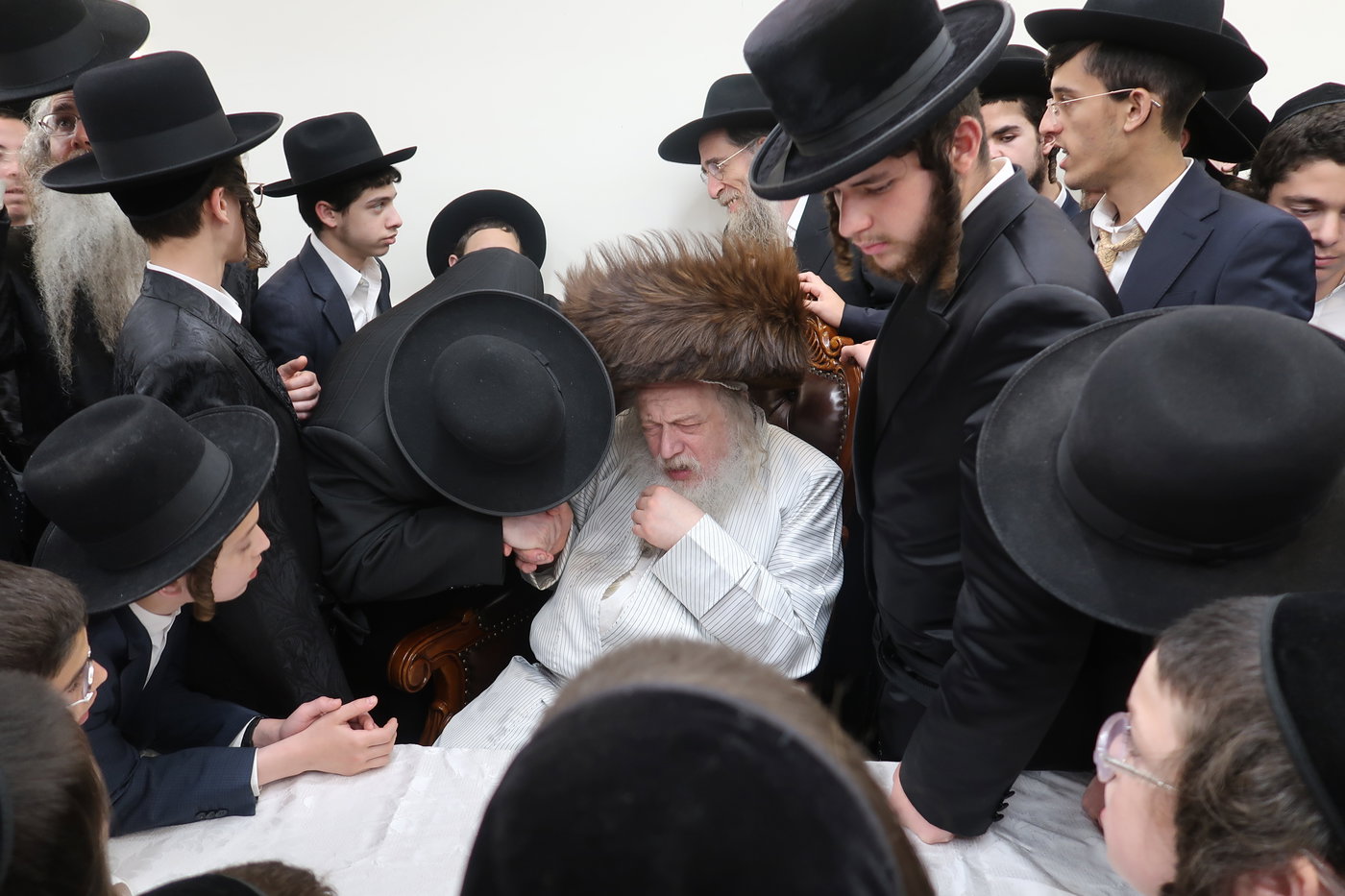 האדמו"ר ממבקשי אמונה בגרין פארק