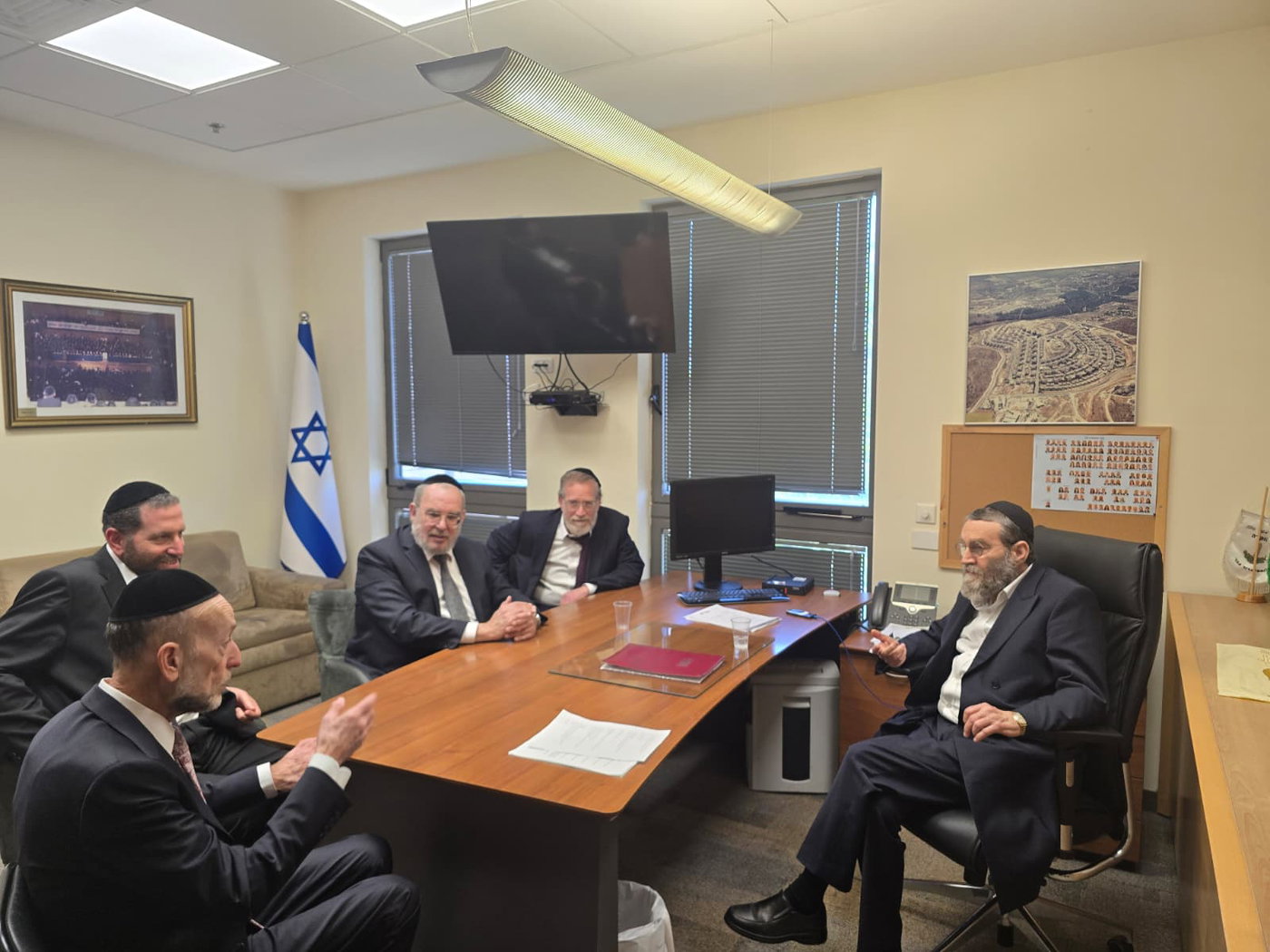 סיעת 'דגל התורה' בכנסת, בשבוע שעבר