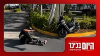הלם: נרצח בתוך הכולל | תיעוד: הציק לרוכבת אופניים ושילם ביוקר • צפו