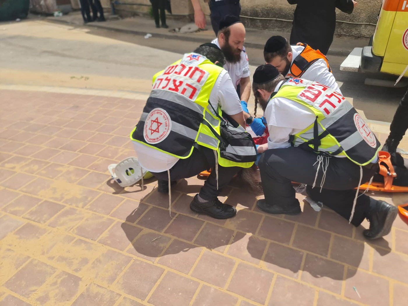 זירת הדקירה בבני ברק