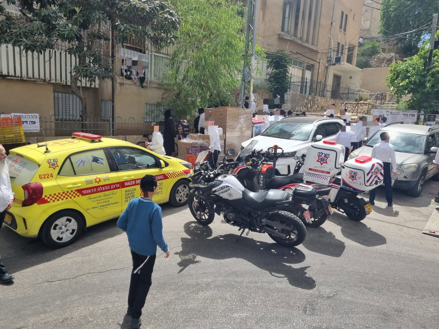 זירת הדקירה בבני ברק