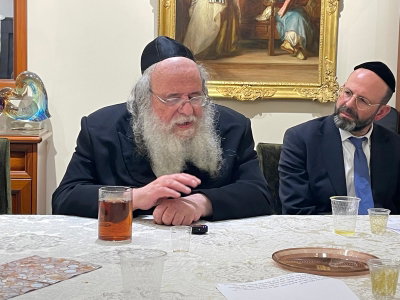 הגר"ש אלתר בשיעורו לפני חג השבועות