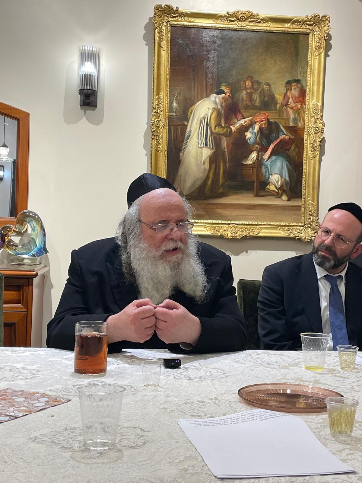 הגר"ש אלתר בשיעורו לפני חג השבועות