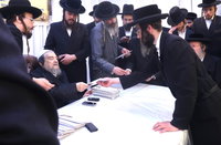 המעמד במעונו של הגרי"מ שכטר