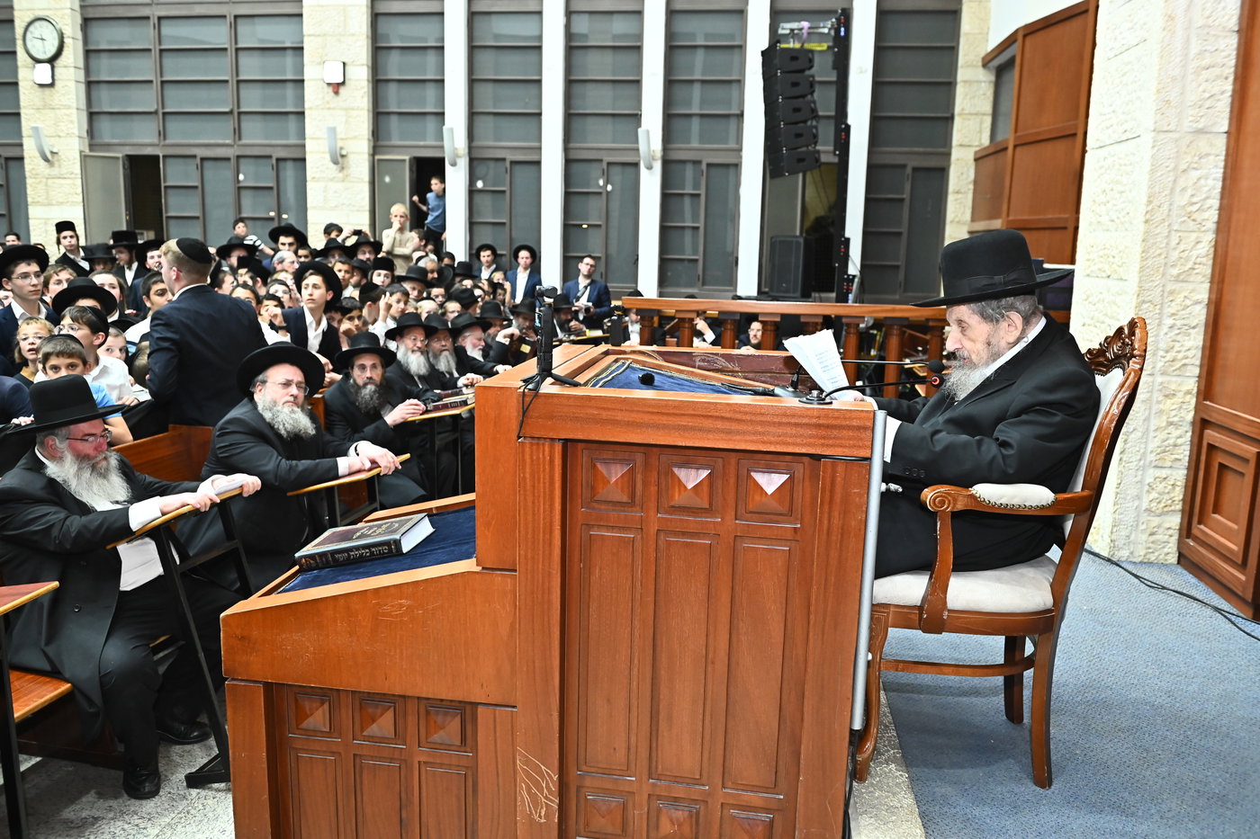 הגר"ד לנדו בישיבת מיר בברכפלד