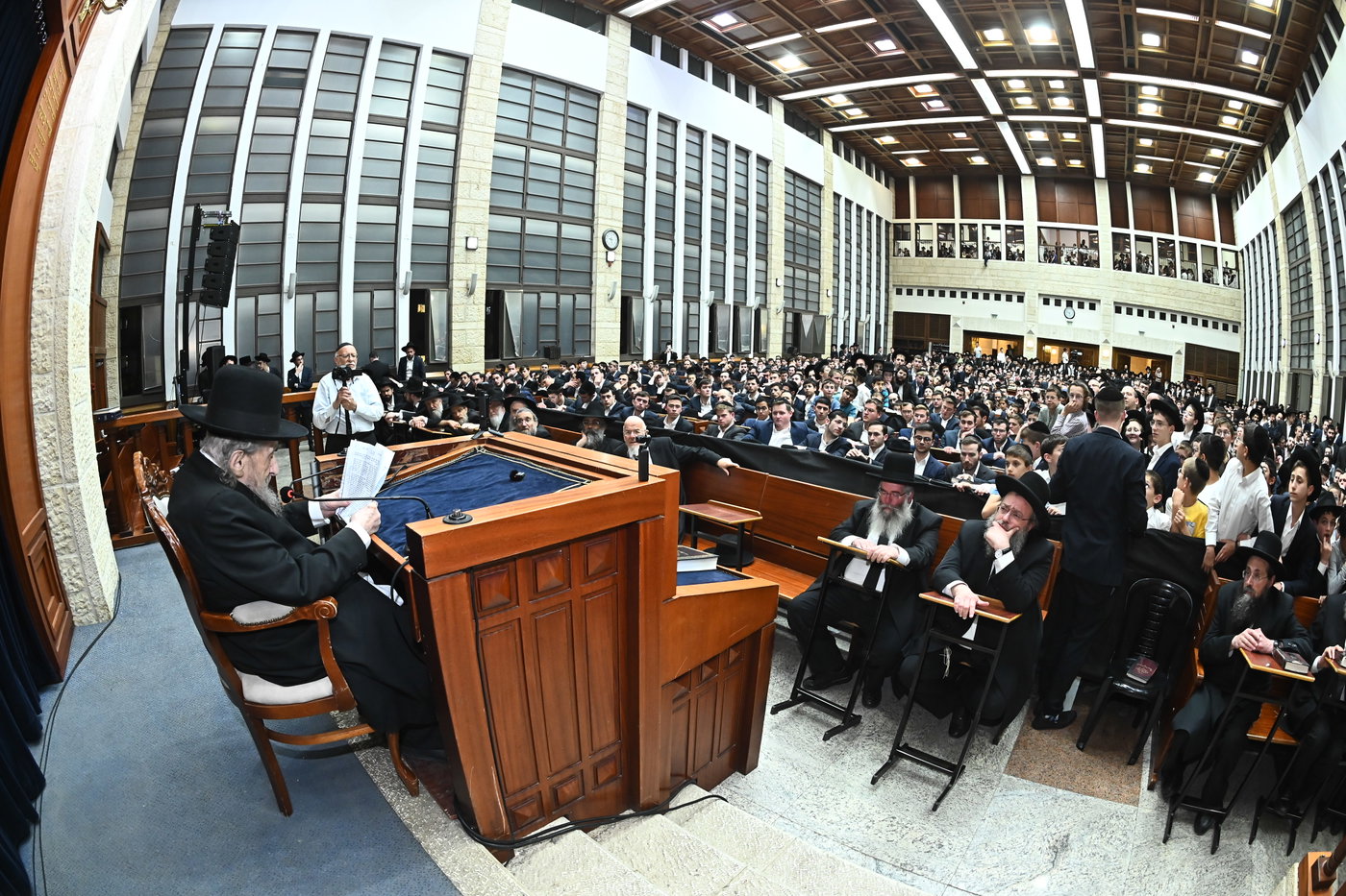 הגר"ד לנדו בישיבת מיר בברכפלד