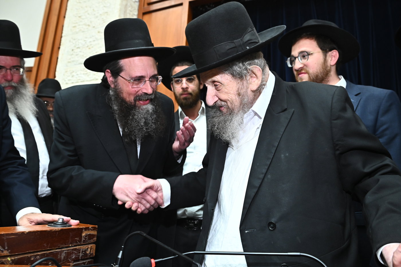 הגר"ד לנדו בישיבת מיר בברכפלד