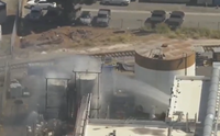 חרדה בארצות הברית: מיכל כימי מסוכן נמצא על סף פיצוץ | צפו