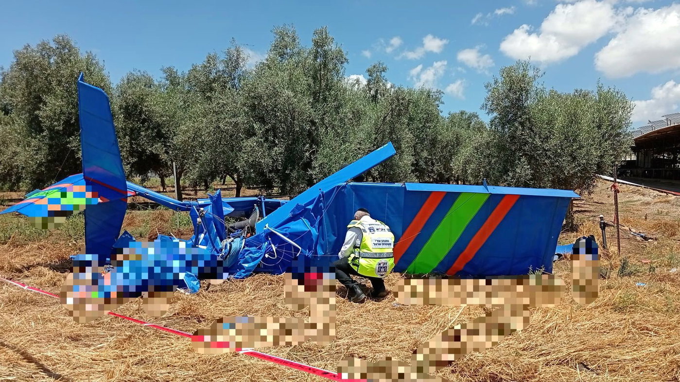 המטוס המרוסק הבוקר