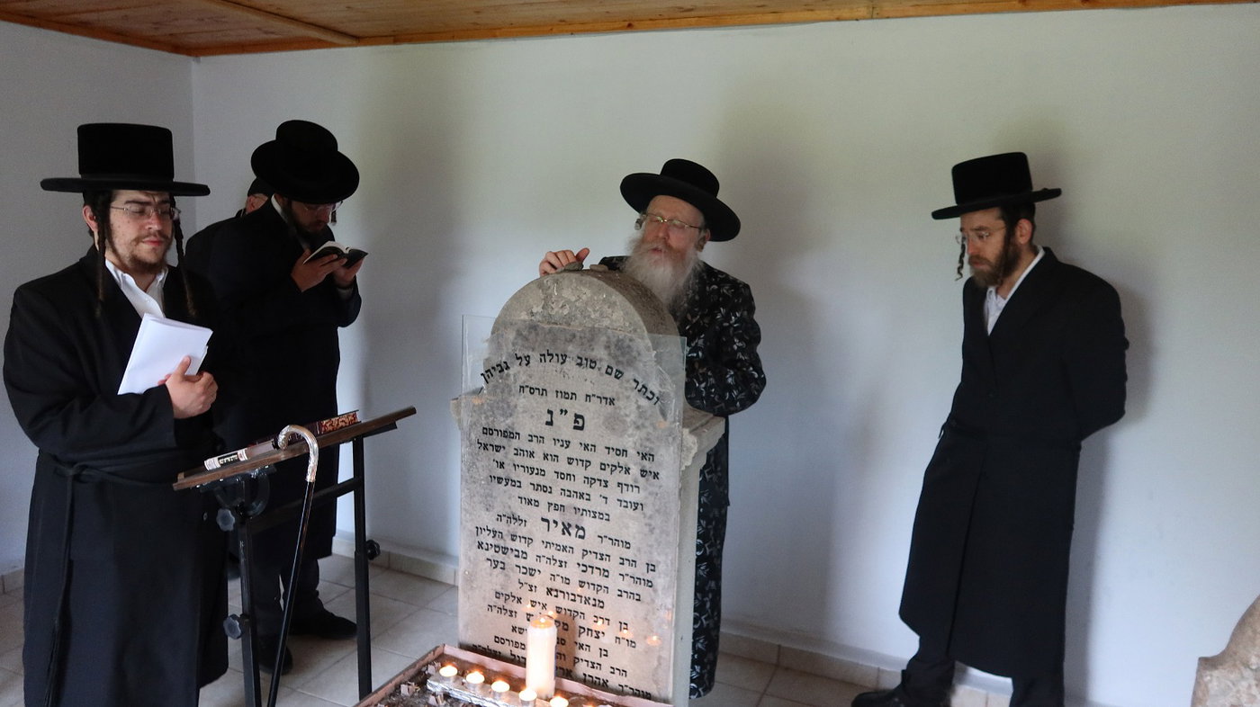 האדמו"ר מקרעטשניף קריית גת במסע הקודש לאירופה