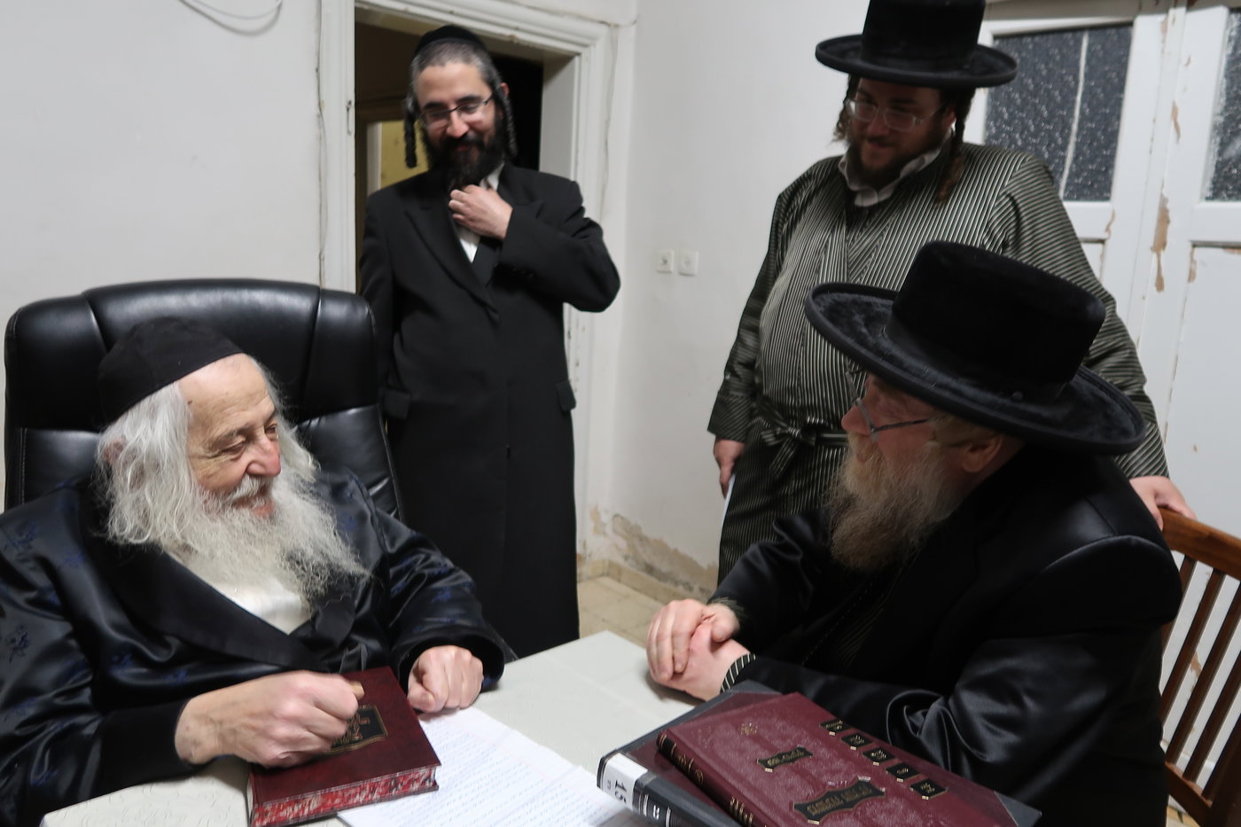 הגה"צ רבי ישראל יוסף קאהן אצל גדולי ישראל
