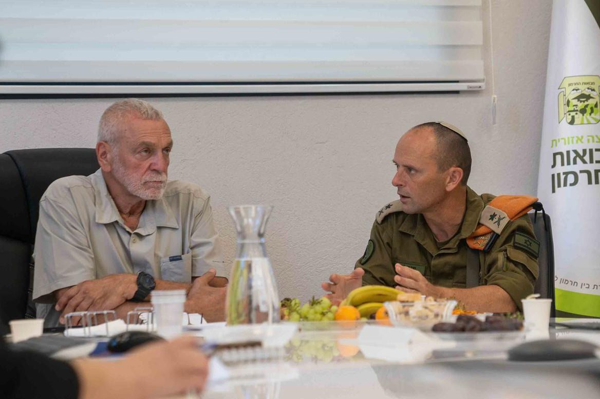 מפקד פיקוד העורף, אלוף שי קלפר, בביקור בצפון הארץ