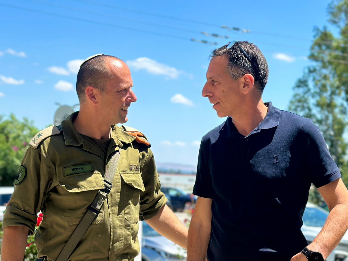 מפקד פיקוד העורף, אלוף שי קלפר, בביקור בצפון הארץ