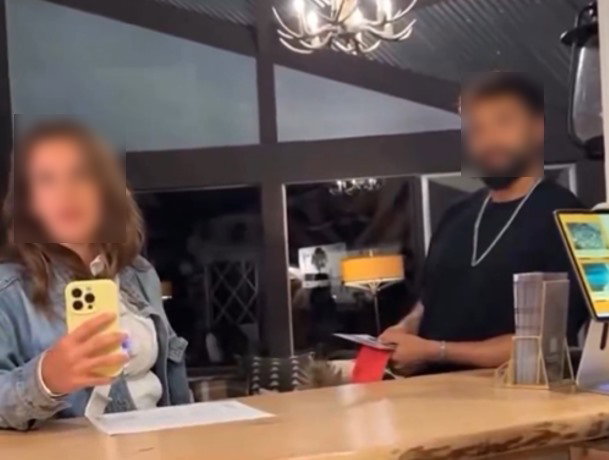 מתוך הסרטון הויראלי במלון