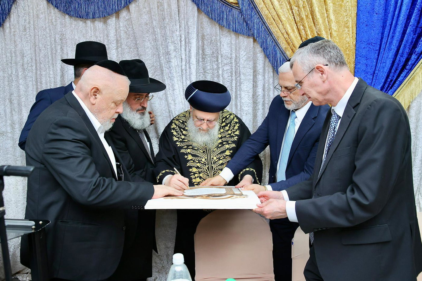 מעמד ההכתרה בנוף הגליל