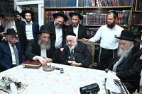 הגר"א גרבוז בסיום אצל הגרב"ד פוברסקי