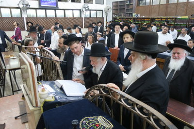 עצרת לרפואתו של הגר"ד קוק ברמת אלחנן