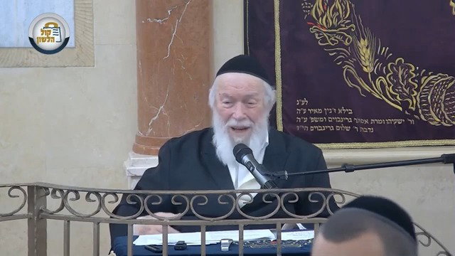 עצרת לרפואתו של הגר"ד קוק ברמת אלחנן