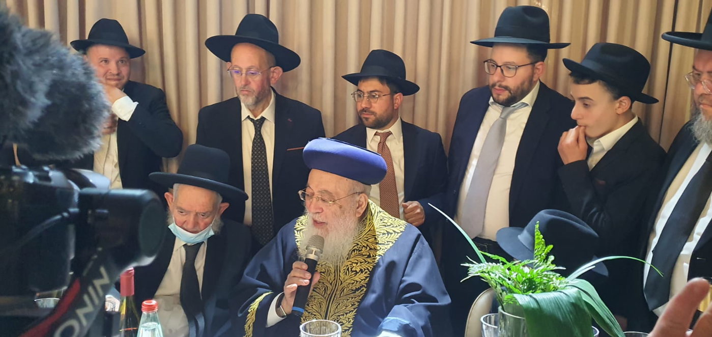 שמחת בר המצווה לנכד הגה"צ רבי יצחק כהן