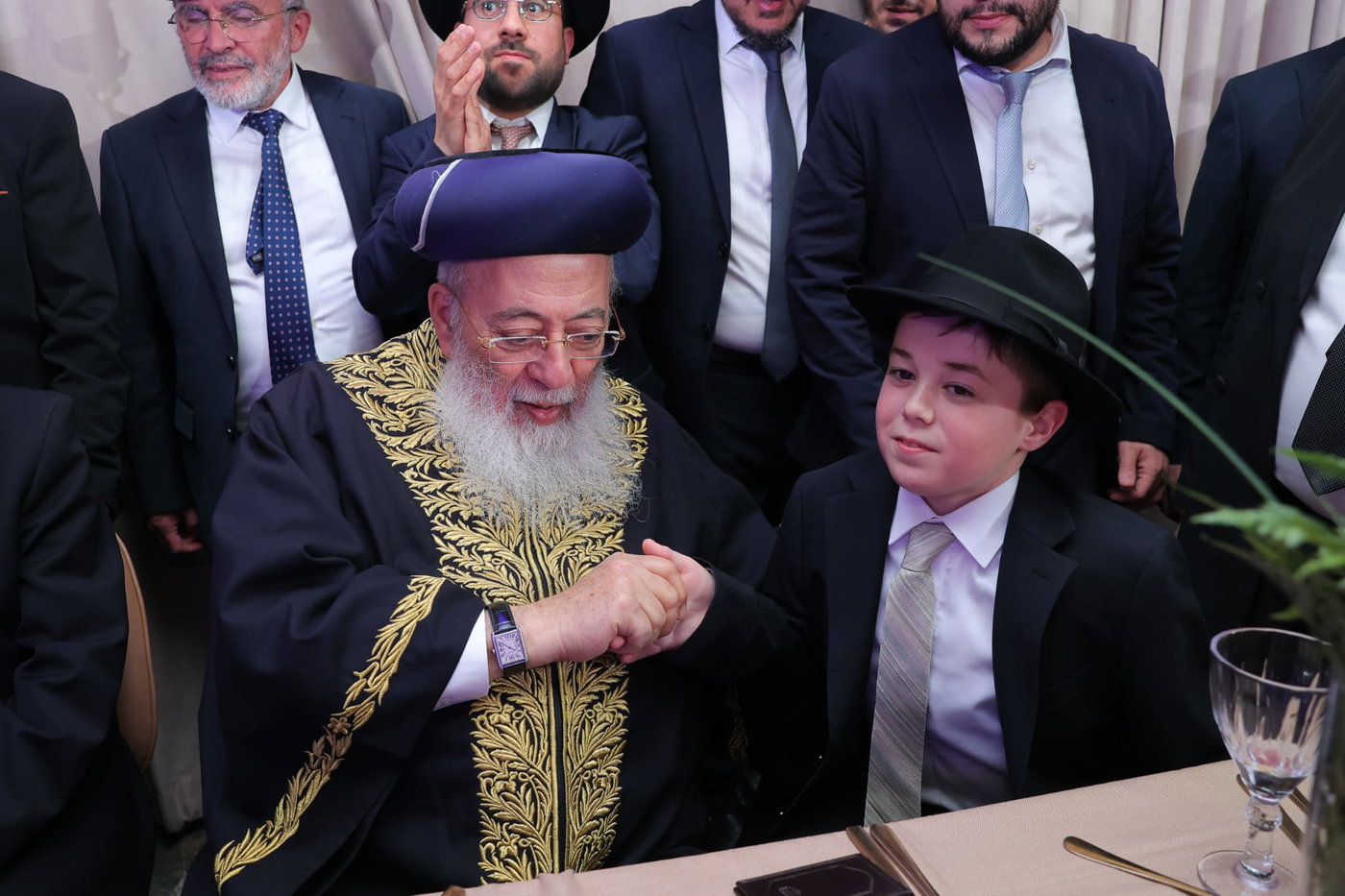 שמחת בר המצווה לנכד הגה"צ רבי יצחק כהן