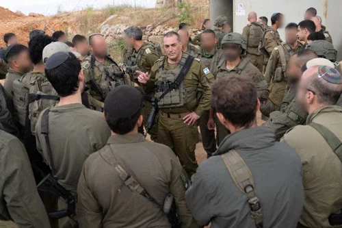 הרמטכ"ל במוצבים בהר דב