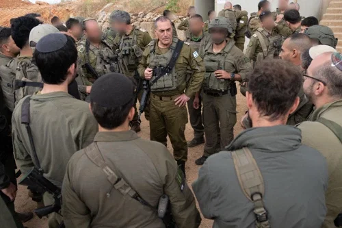 הרמטכ"ל במוצבים בהר דב