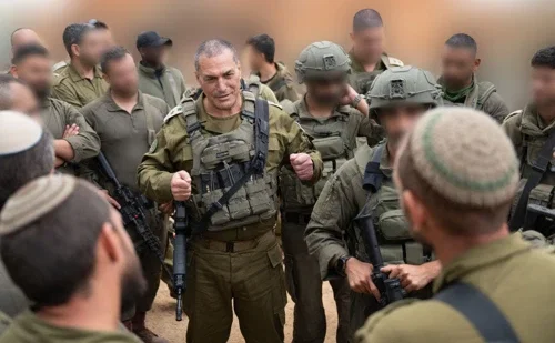הרמטכ"ל במוצבים בהר דב