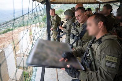 הרמטכ"ל במוצבים בהר דב